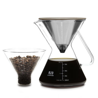 Pour Over Coffee Maker with Stainless Steel Filter | 17oz