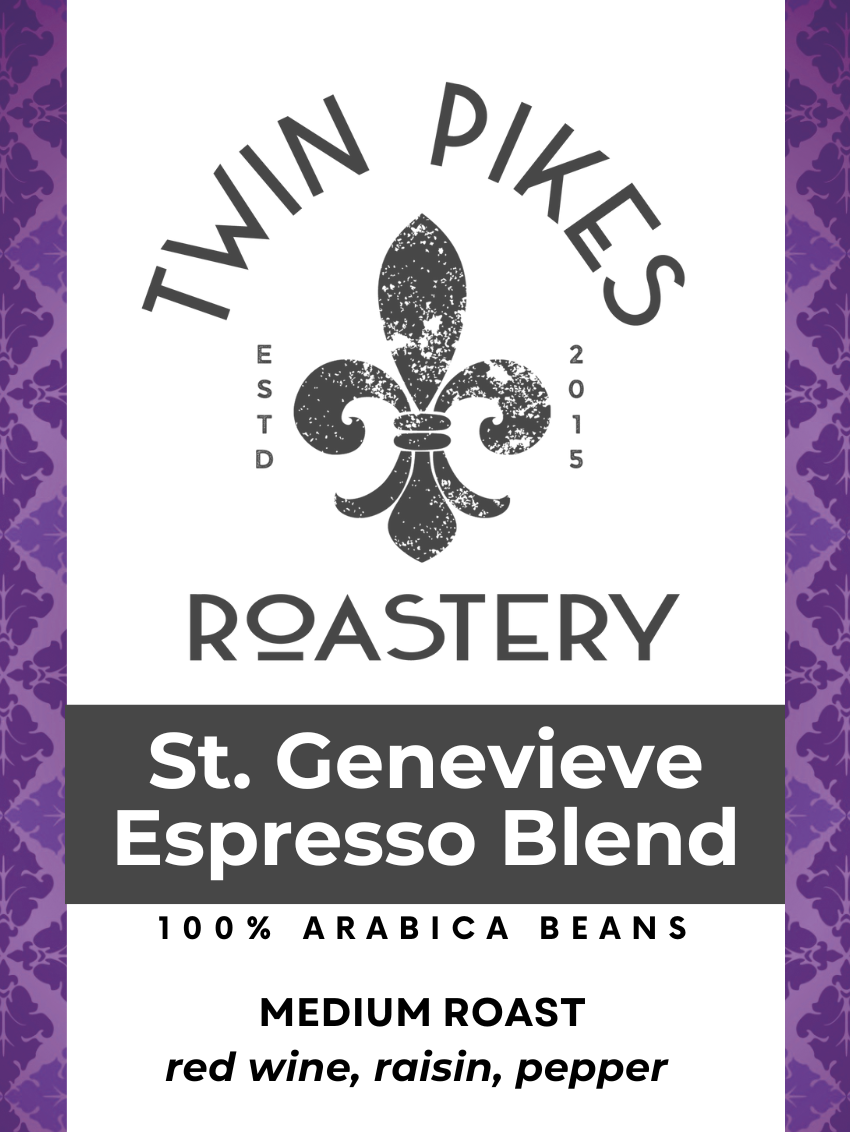 St. Genevieve Espresso Blend 34 pound Wholesale -  Twin Pikes Roastery