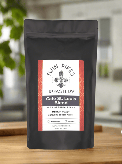 Cafe St. Louis Coffee Blend - Twin Pikes Roastery - Medium Roast - 12oz - Lifestyle