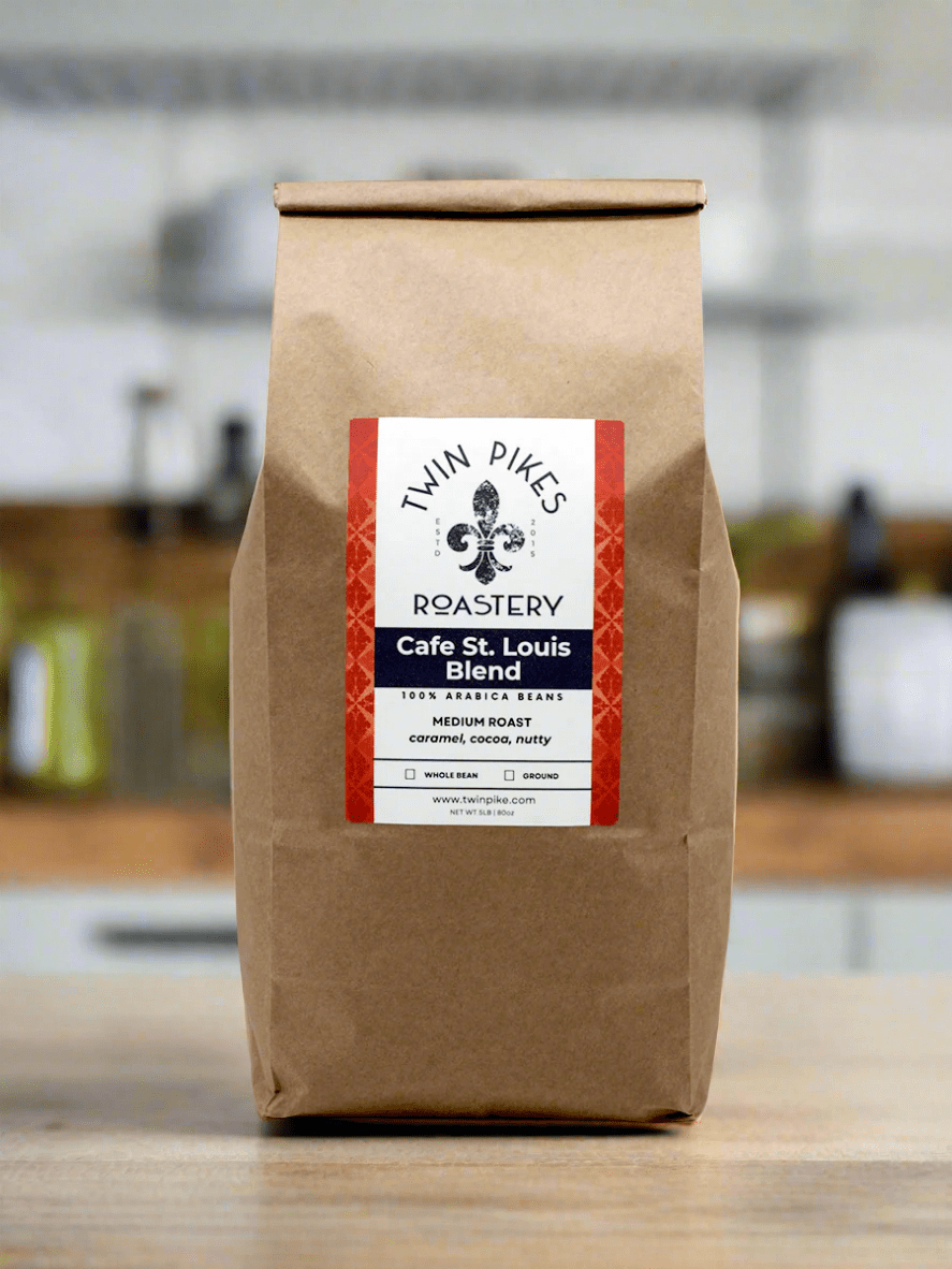 Cafe St Louis Coffee Blend - Twin Pikes Roastery - Medium Roast - 5lb - Coffee Shop