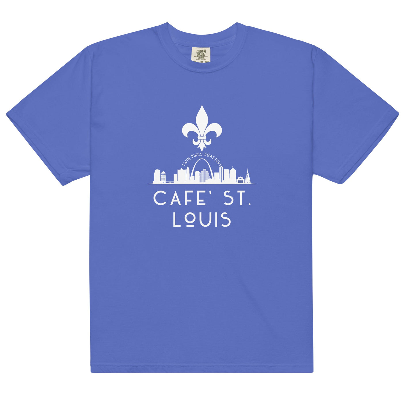 Cafe St. Louis heavyweight t-shirt - Twin Pikes Roastery