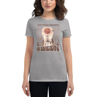 Caffeine Queen Women's short sleeve t-shirt - Twin Pikes Roastery