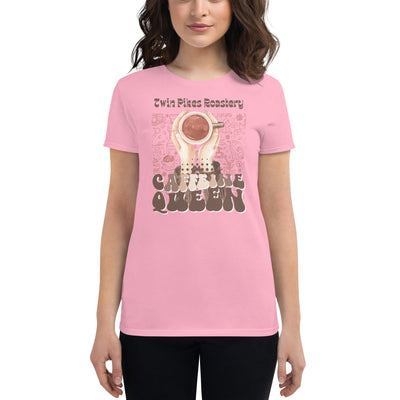 Caffeine Queen Women's short sleeve t-shirt - Twin Pikes Roastery