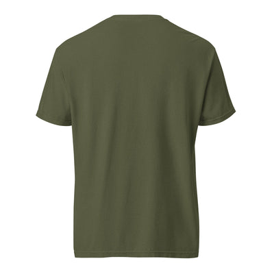 Colombia coffee tee - garment dyed -premium weight t-shirt - coffee lover gift - hemp white - back - Twin Pikes Roastery