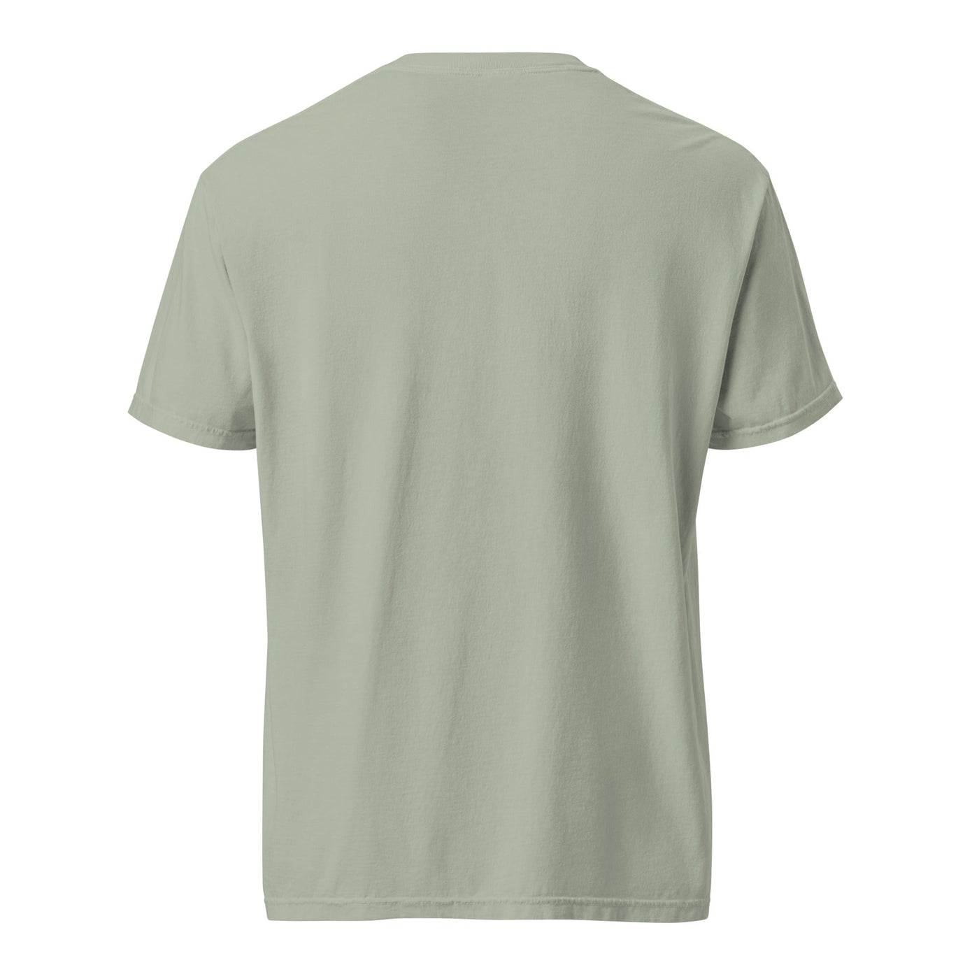 Colombia coffee tee - dyed - heavyweight t-shirt - unique gift for coffee lovers - Twin Pikes Roastery - bay - back