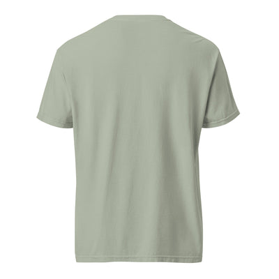 Colombia coffee tee - dyed - heavyweight t-shirt - unique gift for coffee lovers - Twin Pikes Roastery - bay - back