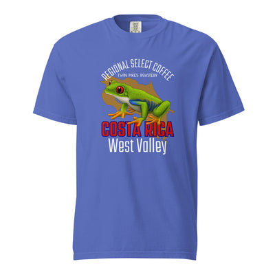 Costa Rica Dark garment - dyed heavyweight t-shirt - Twin Pikes Roastery