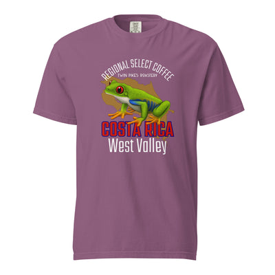 Costa Rica Dark garment - dyed heavyweight t-shirt - Twin Pikes Roastery