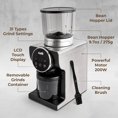 Electric Conical Burr Coffee Grinder - Twin Pikes Roastery