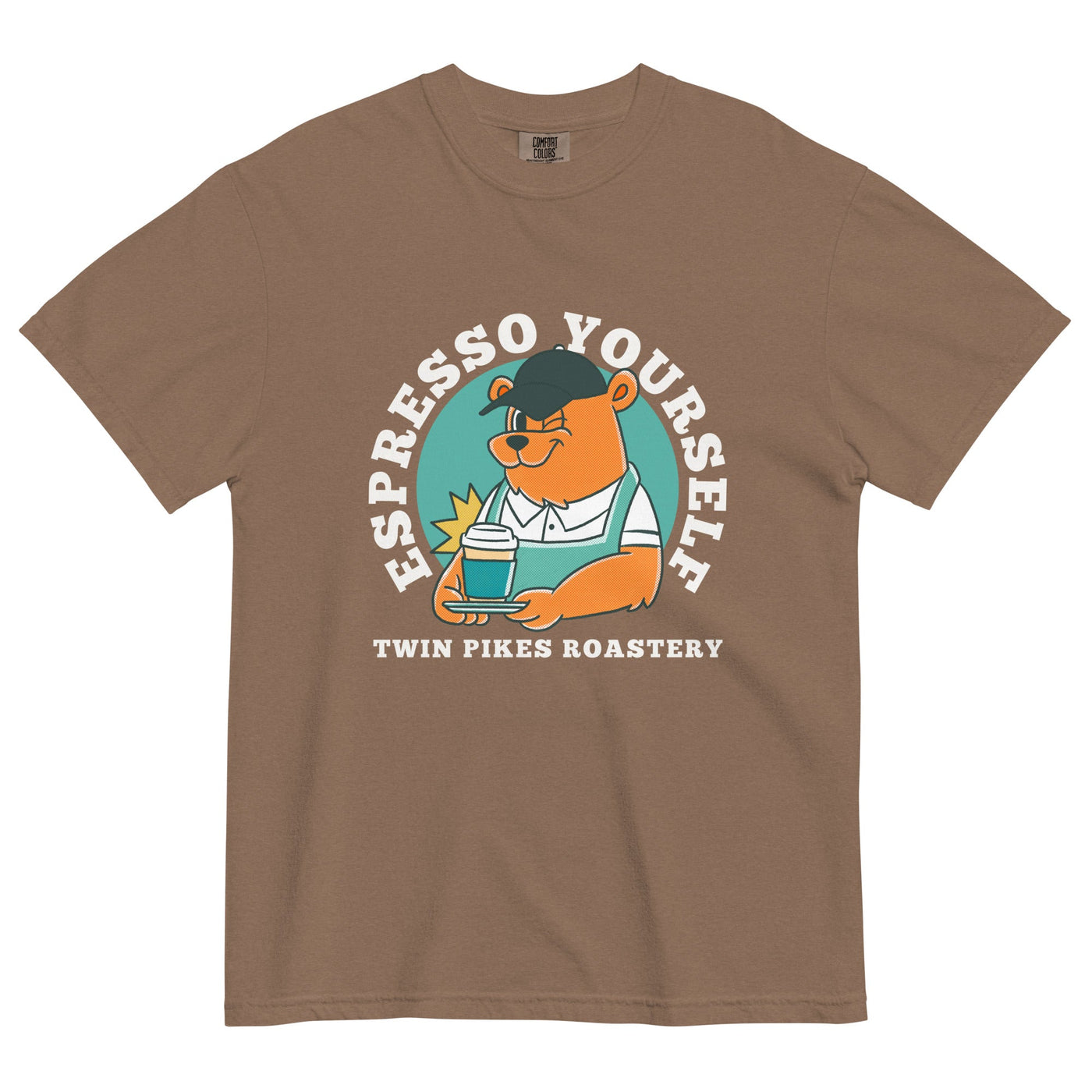 Espresso Yourself heavyweight t-shirt - Twin Pikes Roastery
