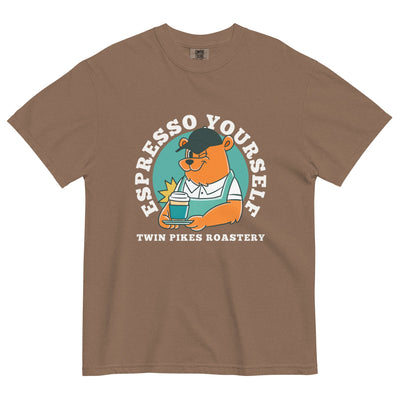 Espresso Yourself heavyweight t-shirt - Twin Pikes Roastery