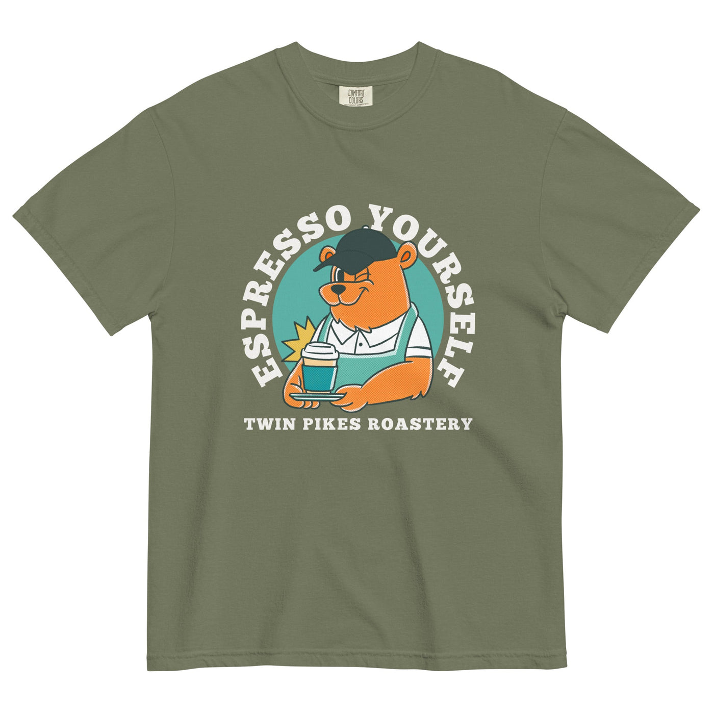 Espresso Yourself heavyweight t-shirt - Twin Pikes Roastery