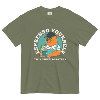 Espresso Yourself heavyweight t-shirt - Twin Pikes Roastery