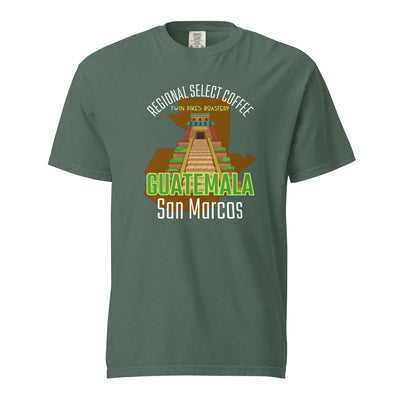 Guatemala Dark garment - dyed heavyweight t-shirt - Twin Pikes Roastery