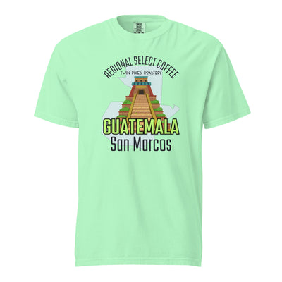 Guatemala Light garment - dyed heavyweight t-shirt - Twin Pikes Roastery