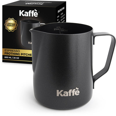 Kaffe 20oz Stainless Steel Milk Frothing Pitcher - Twin Pikes Roastery