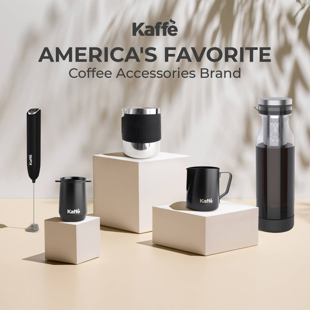 Kaffe 20oz Stainless Steel Milk Frothing Pitcher - Espresso Pitcher - Brand Product Line - Twin Pikes Roastery