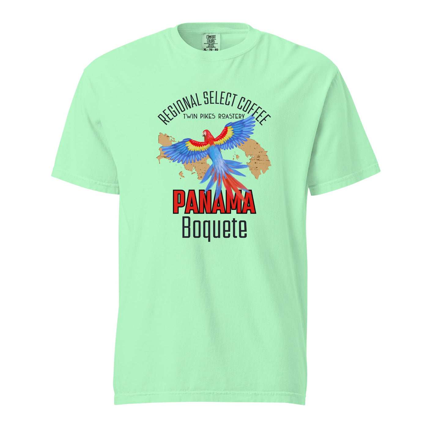 Panama Light garment - dyed heavyweight t-shirt - Twin Pikes Roastery