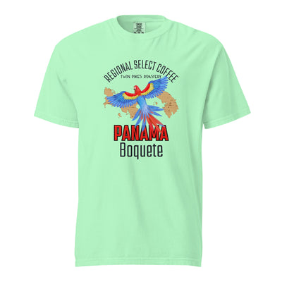 Panama Light garment - dyed heavyweight t-shirt - Twin Pikes Roastery
