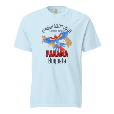 Panama Light garment - dyed heavyweight t-shirt - Twin Pikes Roastery