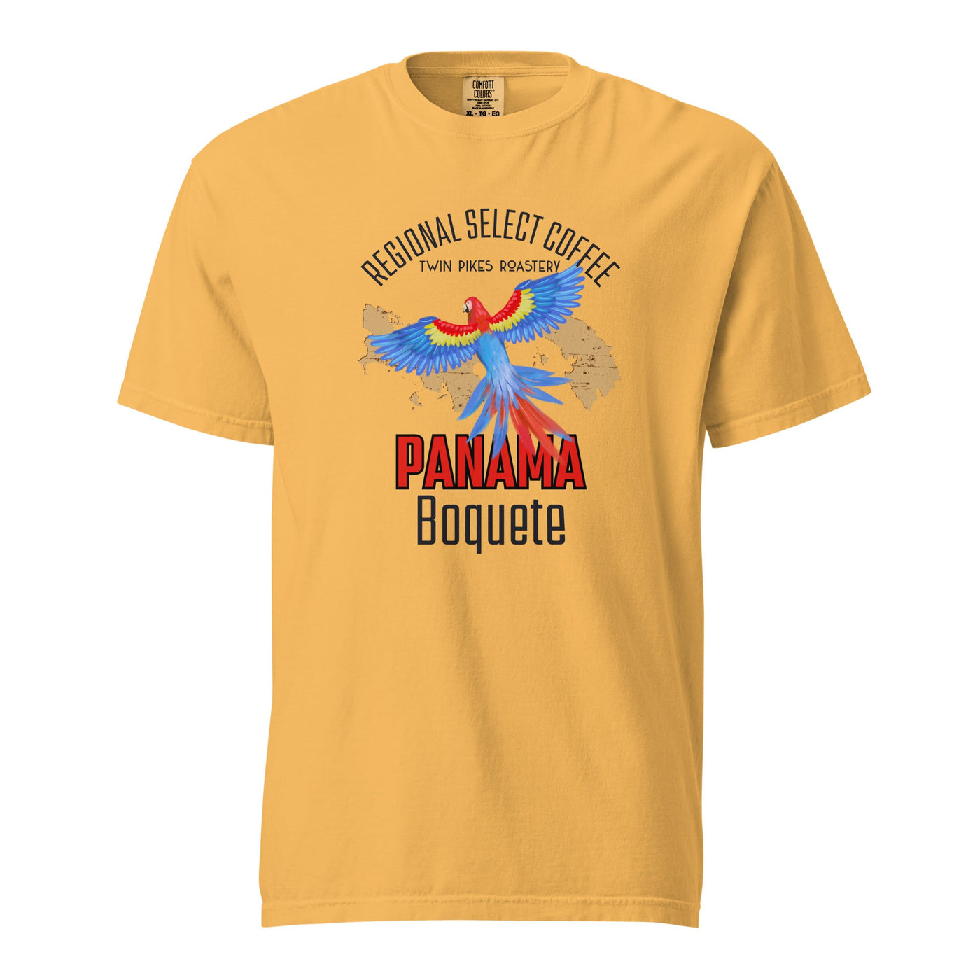 Panama Light garment - dyed heavyweight t-shirt - Twin Pikes Roastery
