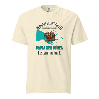 PNG Light garment - dyed heavyweight t-shirt - Twin Pikes Roastery